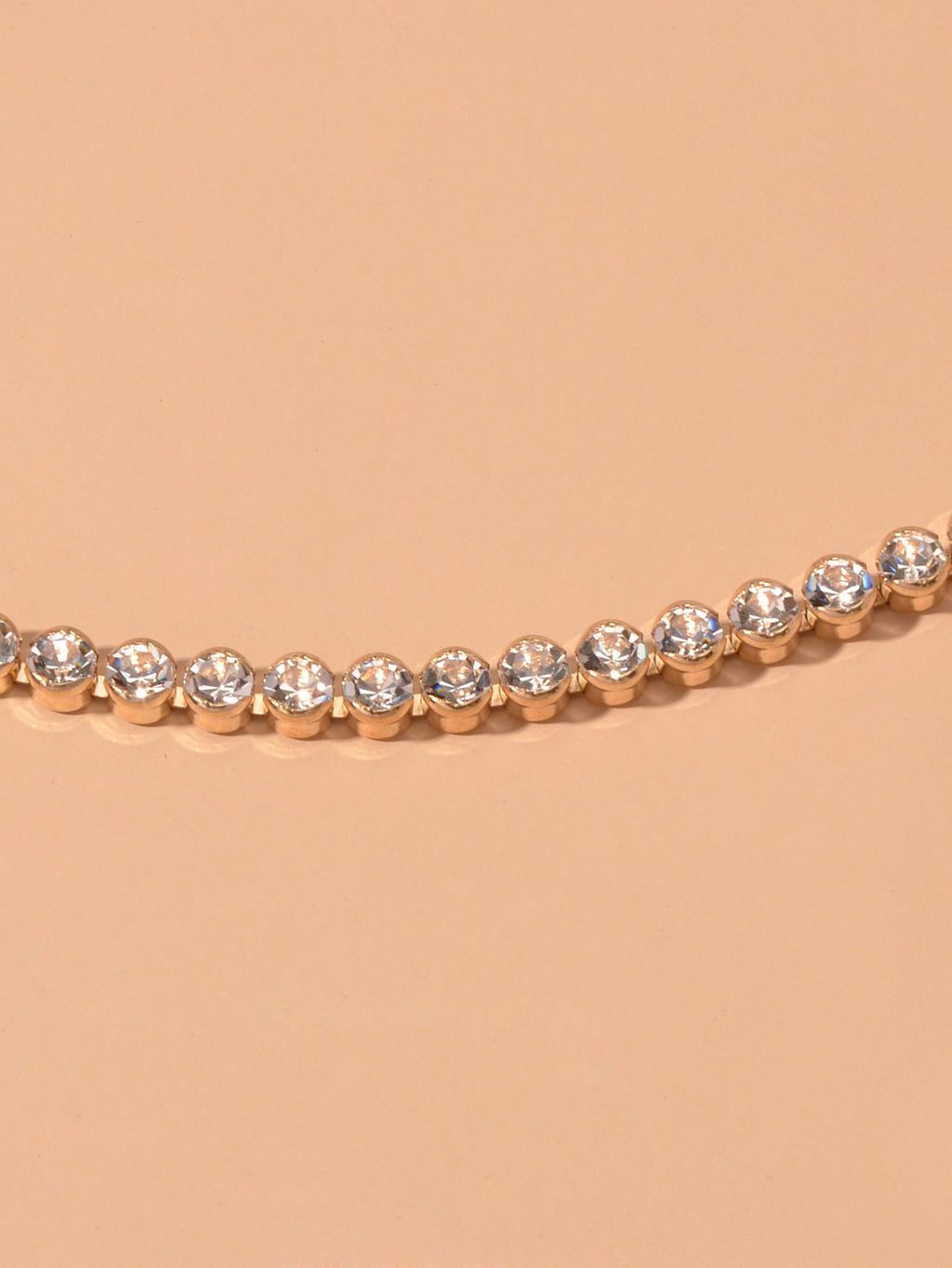 Luxury Full Rhinestone Tennis Bracelet Girl Bling Crystal Wedding Party Jewelry