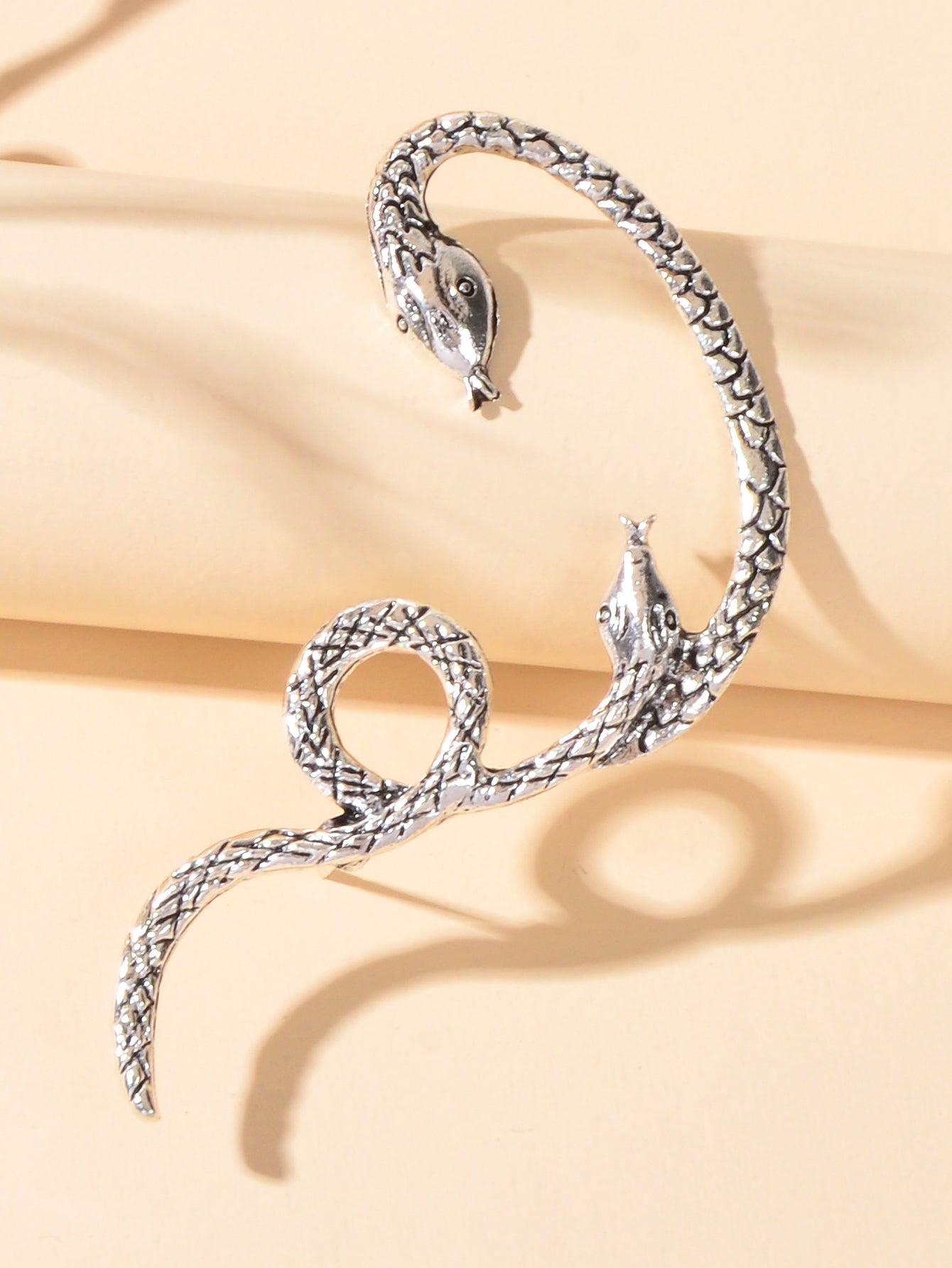 1 pc Punk Vintage Tangled Snake Cartilage Ear Cuff Ear Clip Wrap Stud Earring