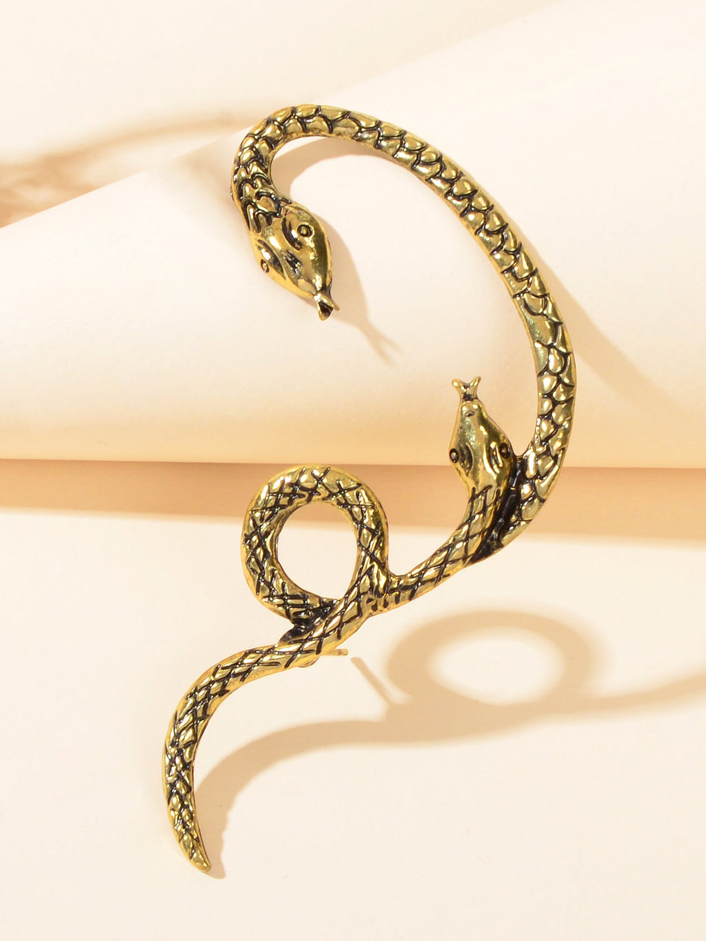 1 pc Punk Vintage Tangled Snake Cartilage Ear Cuff Ear Clip Wrap Stud Earring