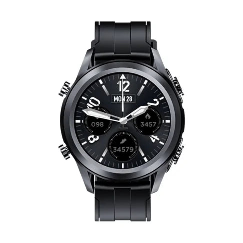 Montre connectée 2 en 1 avec écouteurs stéréo sans fil intra-auriculaires
