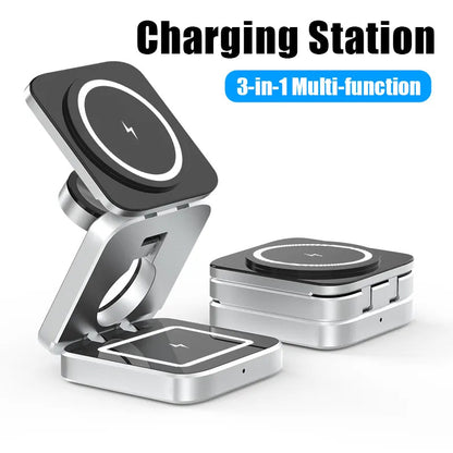 Station de charge sans fil 3 en 1