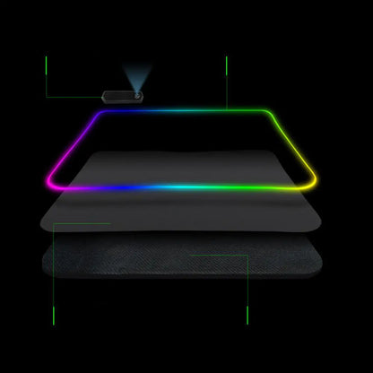 Tapis de souris lumineux Symphony RGB