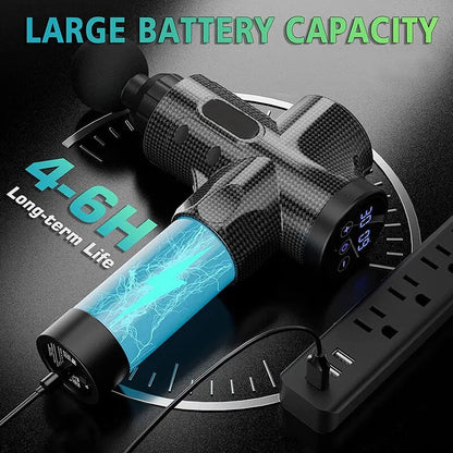 Pistolet de massage musculaire facial portable